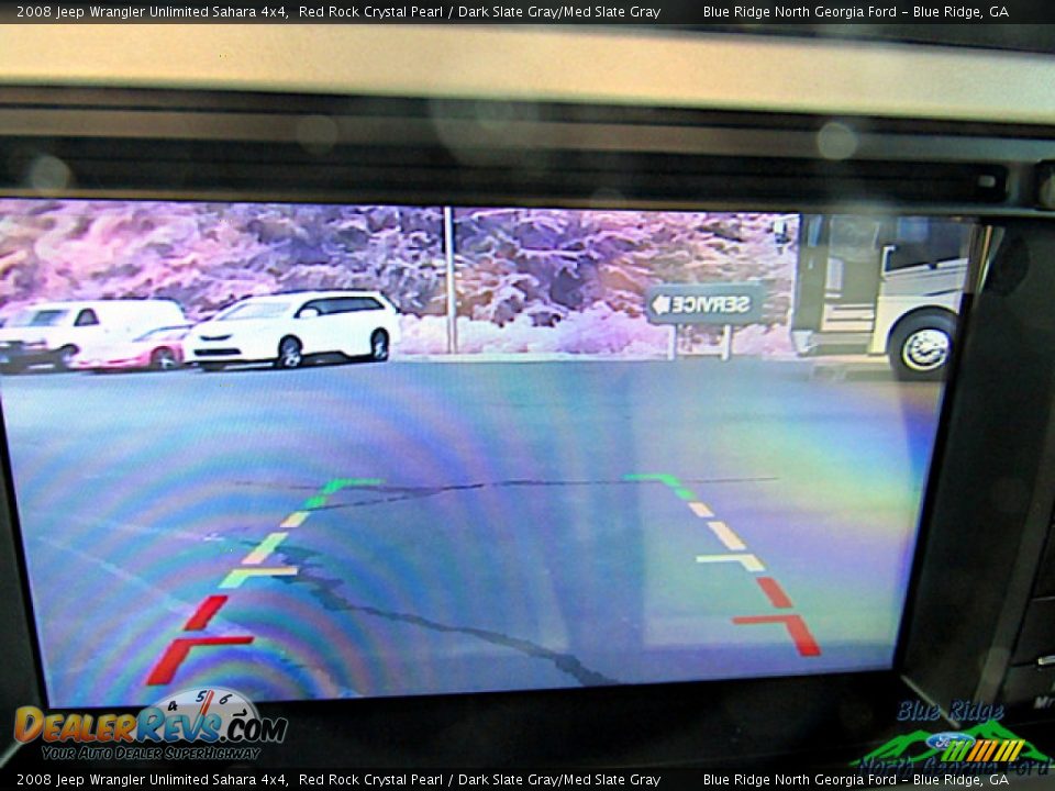 2008 Jeep Wrangler Unlimited Sahara 4x4 Red Rock Crystal Pearl / Dark Slate Gray/Med Slate Gray Photo #19