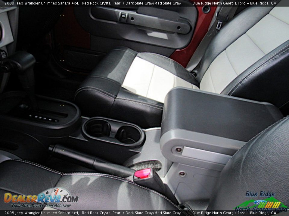 2008 Jeep Wrangler Unlimited Sahara 4x4 Red Rock Crystal Pearl / Dark Slate Gray/Med Slate Gray Photo #21