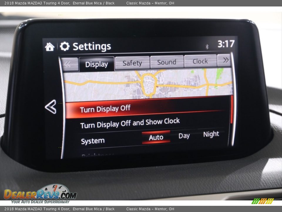 2018 Mazda MAZDA3 Touring 4 Door Eternal Blue Mica / Black Photo #14