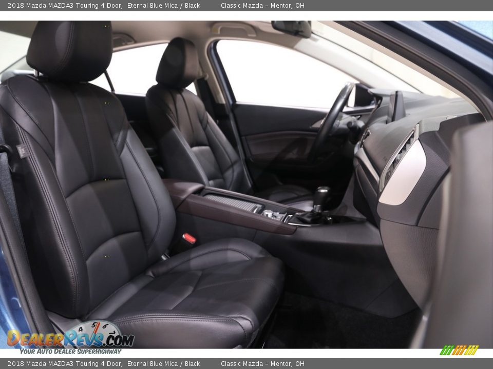 2018 Mazda MAZDA3 Touring 4 Door Eternal Blue Mica / Black Photo #18