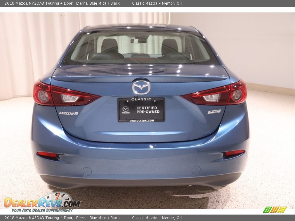 2018 Mazda MAZDA3 Touring 4 Door Eternal Blue Mica / Black Photo #21