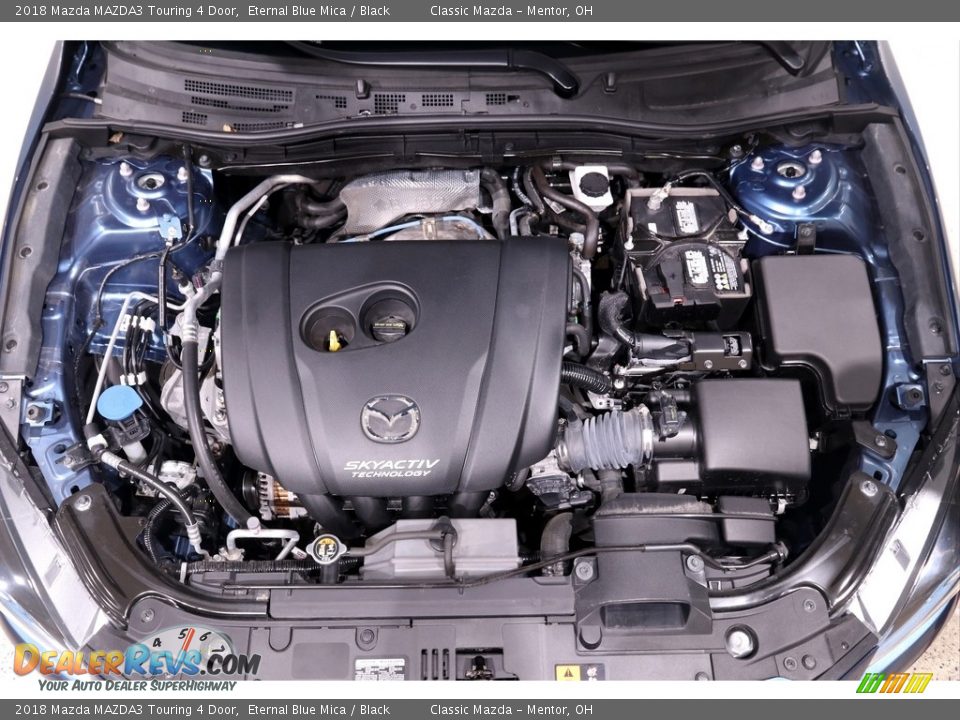 2018 Mazda MAZDA3 Touring 4 Door Eternal Blue Mica / Black Photo #22
