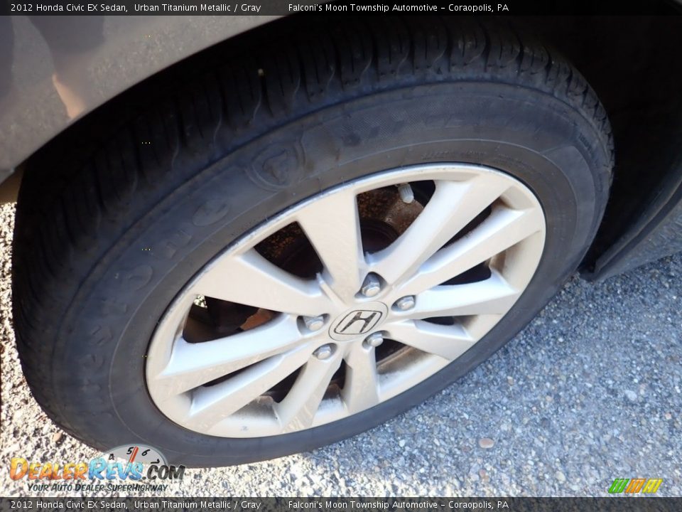 2012 Honda Civic EX Sedan Urban Titanium Metallic / Gray Photo #5