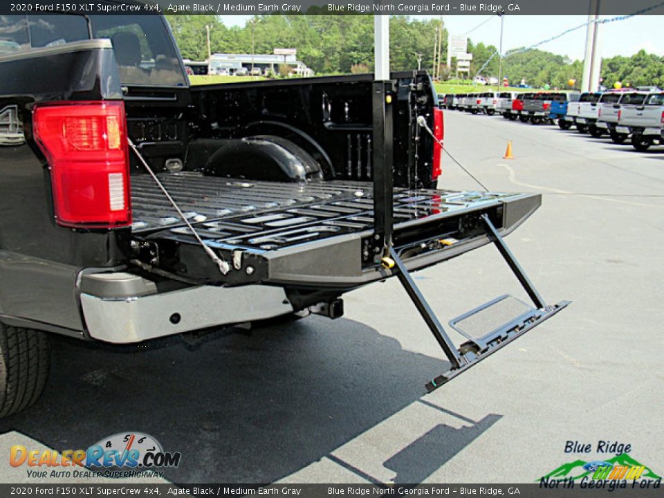 2020 Ford F150 XLT SuperCrew 4x4 Agate Black / Medium Earth Gray Photo #14