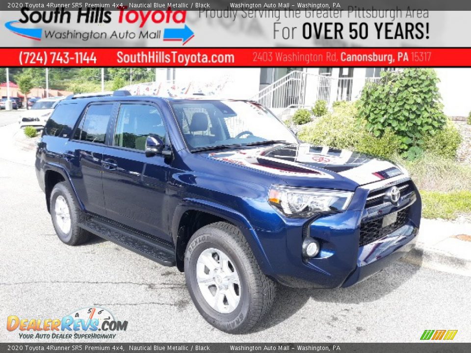 2020 Toyota 4Runner SR5 Premium 4x4 Nautical Blue Metallic / Black Photo #1