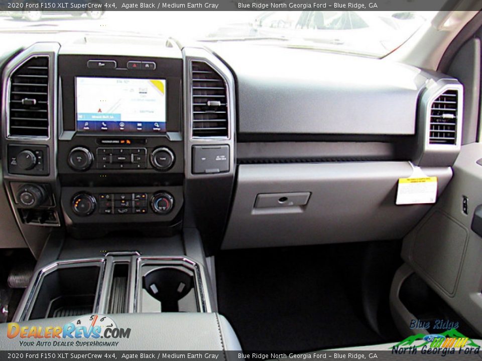 2020 Ford F150 XLT SuperCrew 4x4 Agate Black / Medium Earth Gray Photo #16