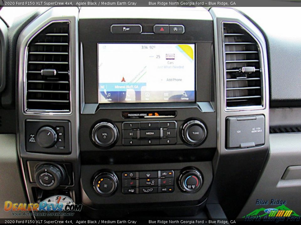 2020 Ford F150 XLT SuperCrew 4x4 Agate Black / Medium Earth Gray Photo #18