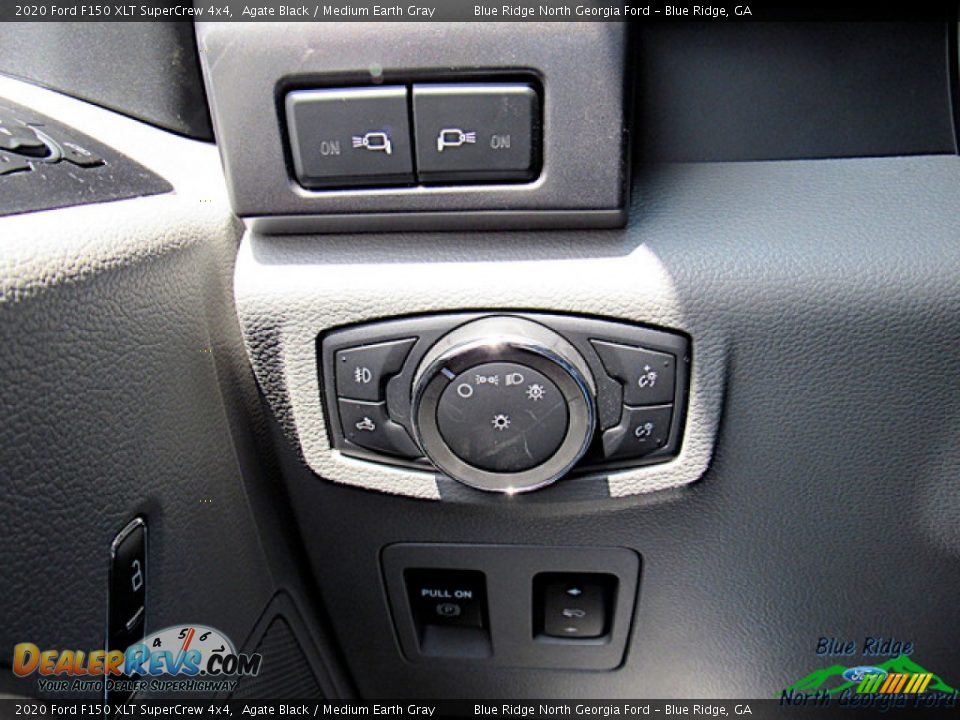 2020 Ford F150 XLT SuperCrew 4x4 Agate Black / Medium Earth Gray Photo #24