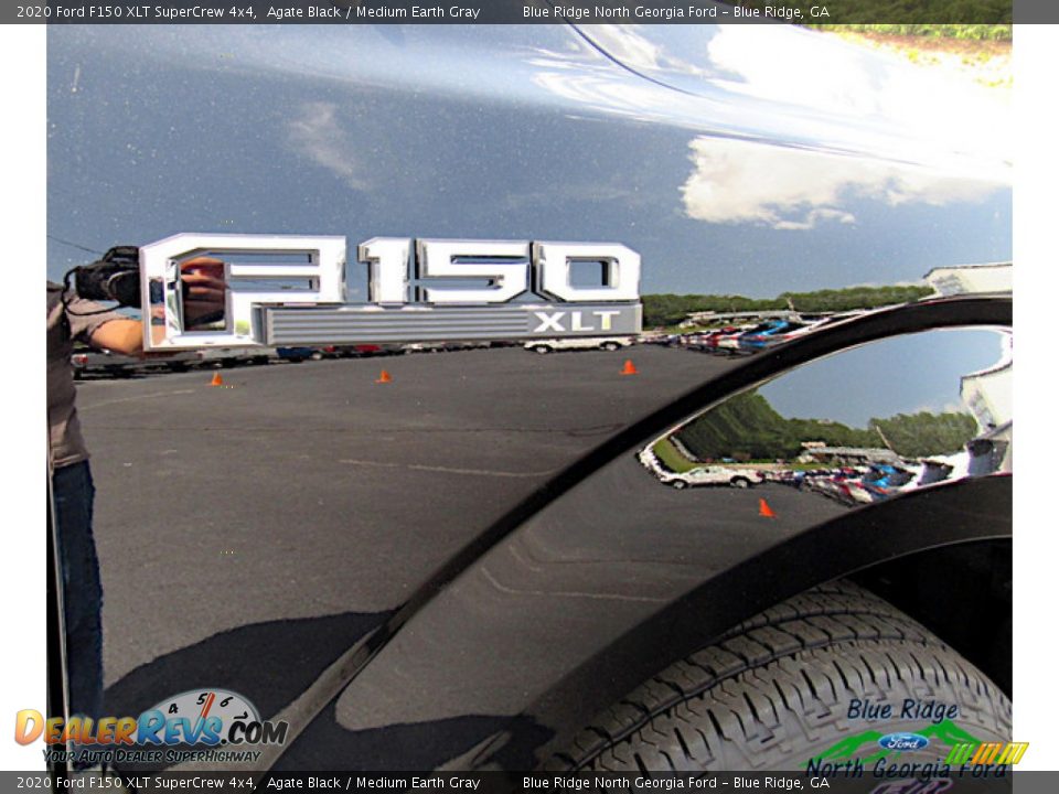 2020 Ford F150 XLT SuperCrew 4x4 Agate Black / Medium Earth Gray Photo #27