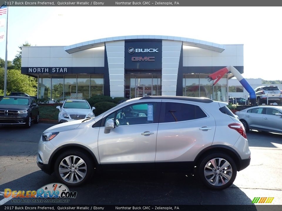 2017 Buick Encore Preferred Quicksilver Metallic / Ebony Photo #1