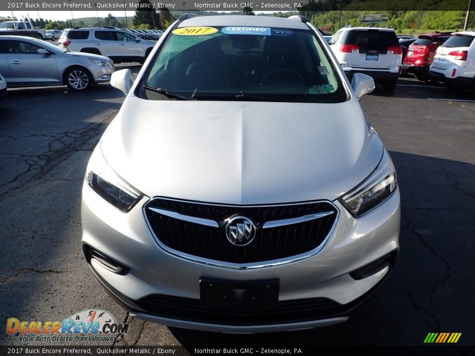 2017 Buick Encore Preferred Quicksilver Metallic / Ebony Photo #3