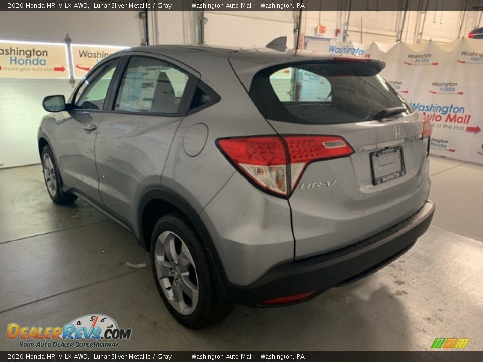 2020 Honda HR-V LX AWD Lunar Silver Metallic / Gray Photo #3
