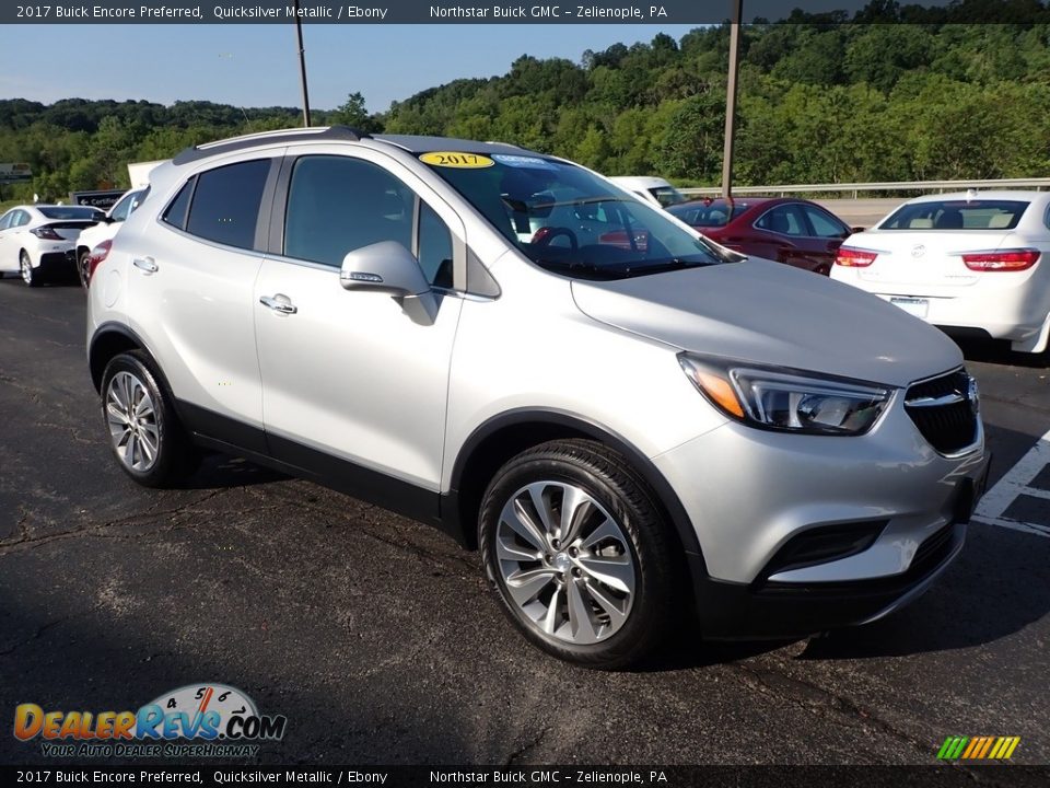 2017 Buick Encore Preferred Quicksilver Metallic / Ebony Photo #4