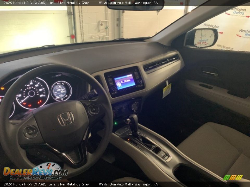 2020 Honda HR-V LX AWD Lunar Silver Metallic / Gray Photo #4