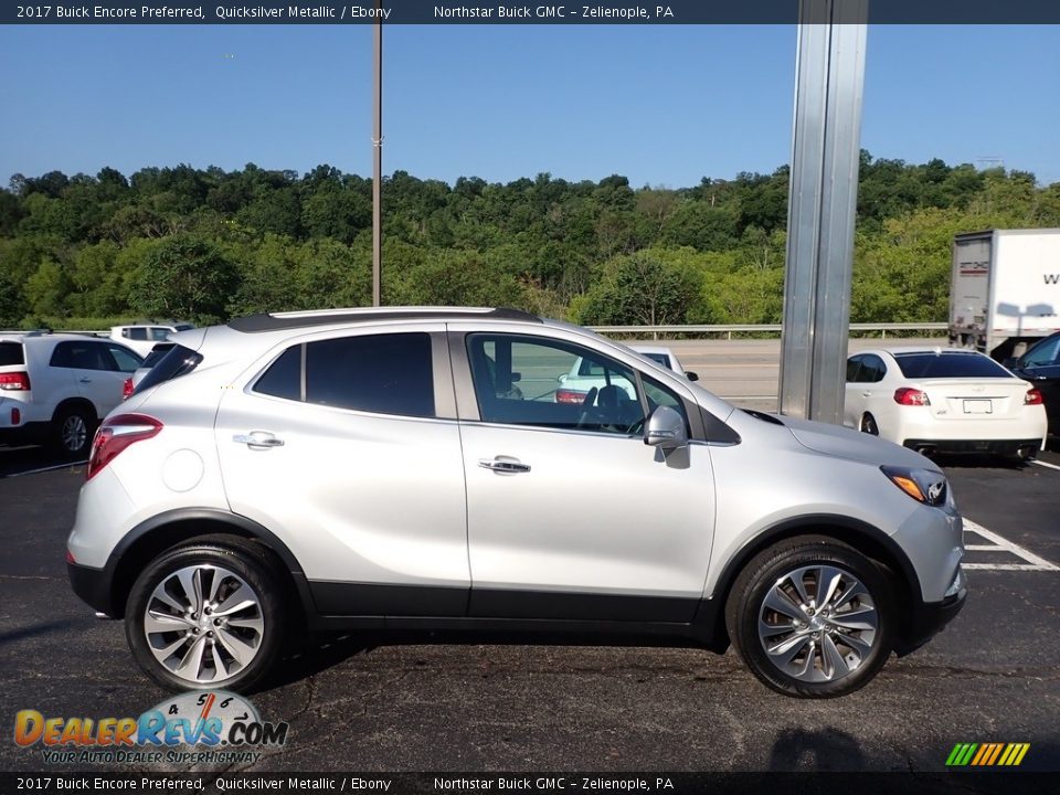 2017 Buick Encore Preferred Quicksilver Metallic / Ebony Photo #5