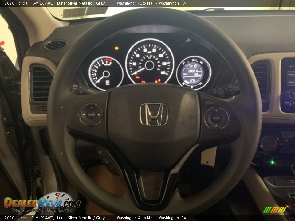 2020 Honda HR-V LX AWD Lunar Silver Metallic / Gray Photo #5