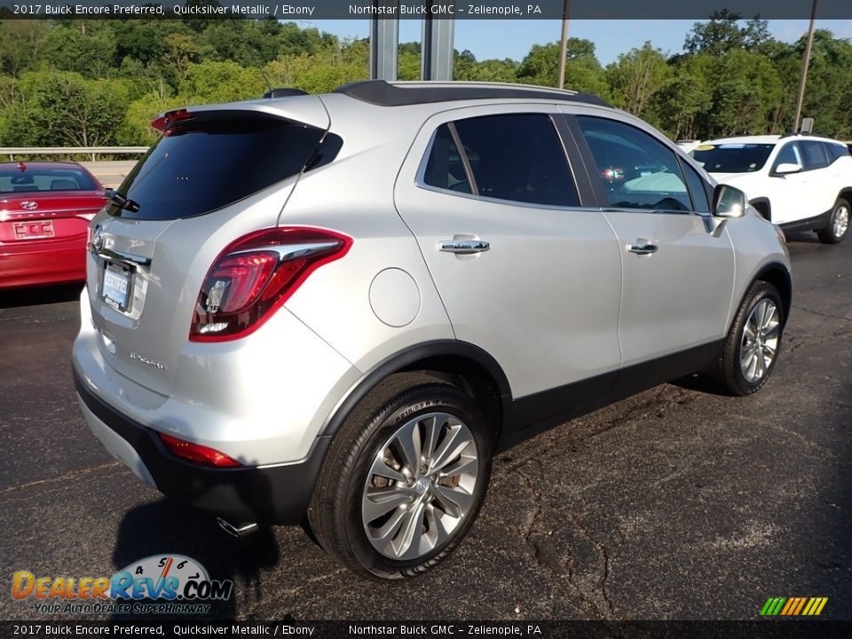 2017 Buick Encore Preferred Quicksilver Metallic / Ebony Photo #9