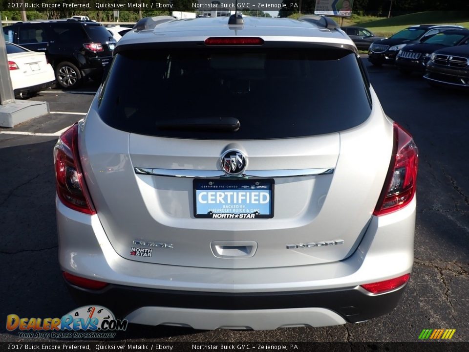 2017 Buick Encore Preferred Quicksilver Metallic / Ebony Photo #10