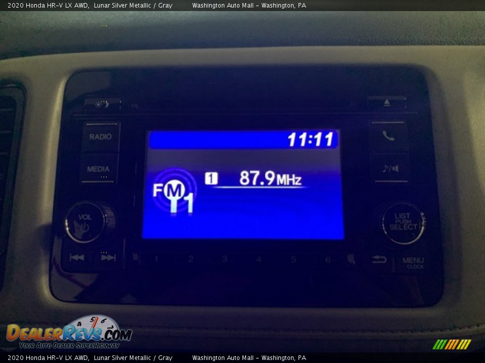 2020 Honda HR-V LX AWD Lunar Silver Metallic / Gray Photo #13