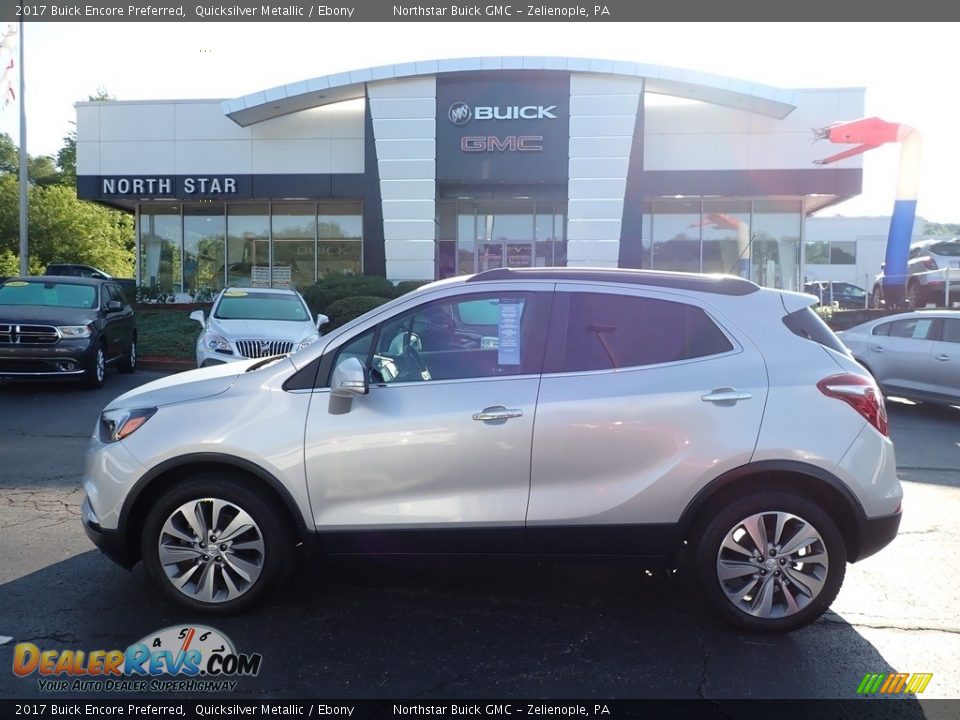 2017 Buick Encore Preferred Quicksilver Metallic / Ebony Photo #13