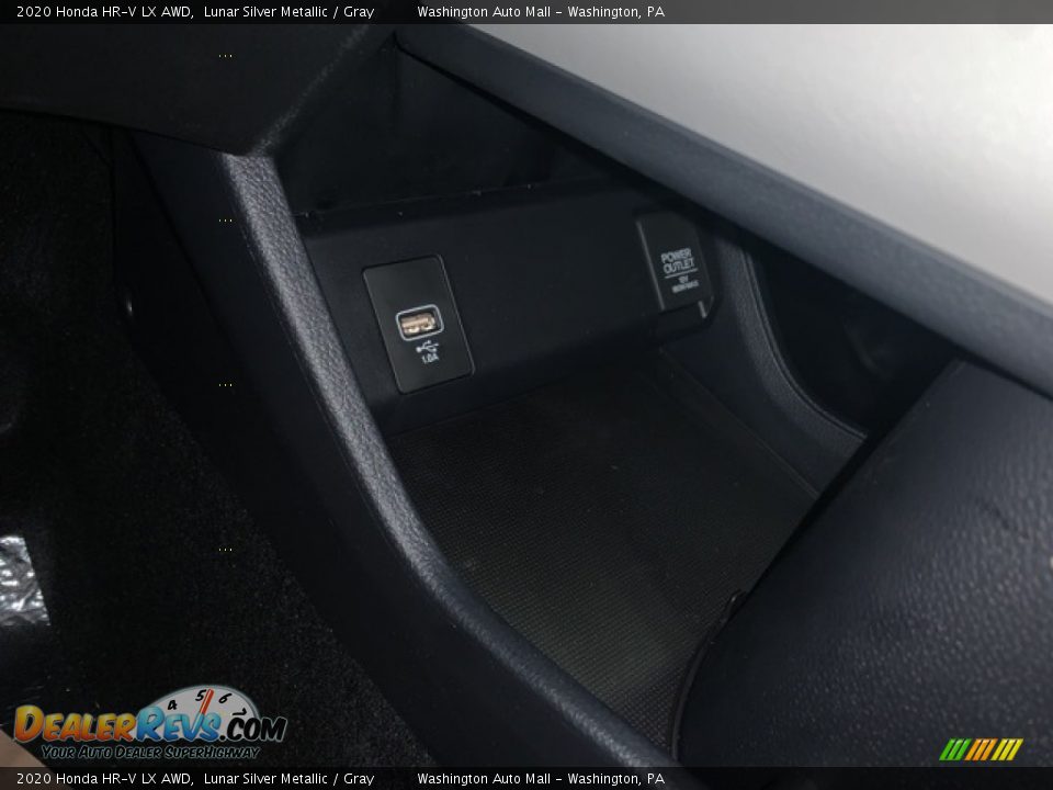 2020 Honda HR-V LX AWD Lunar Silver Metallic / Gray Photo #18