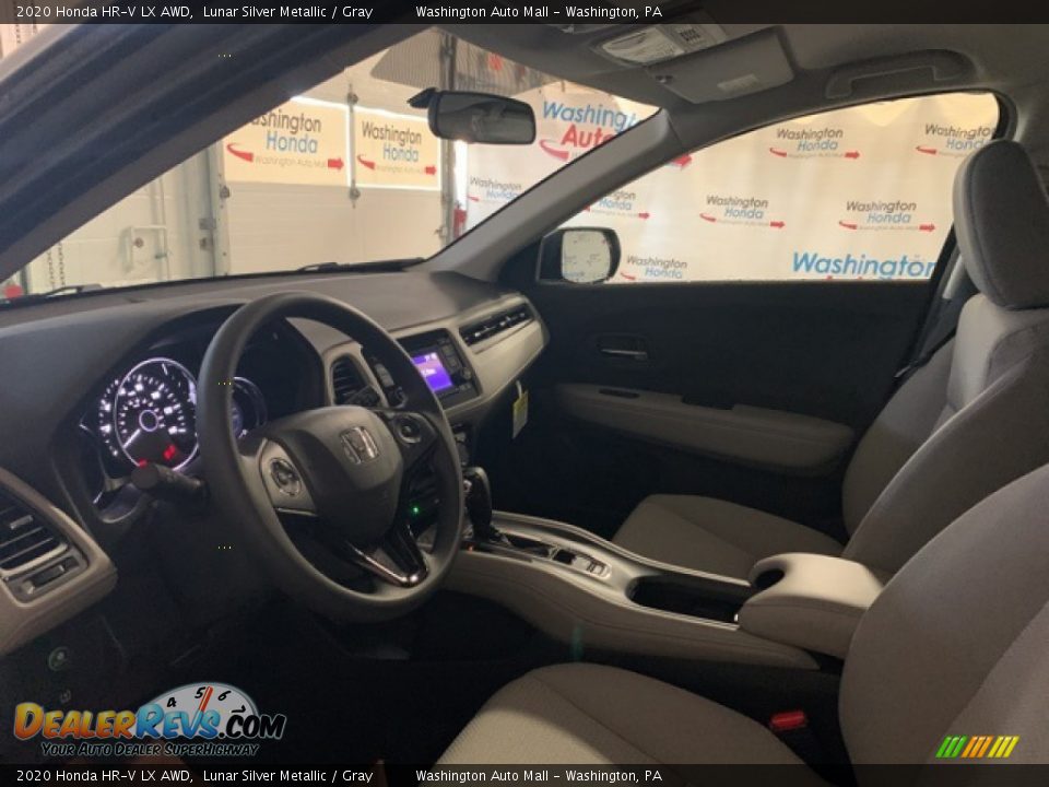 2020 Honda HR-V LX AWD Lunar Silver Metallic / Gray Photo #23