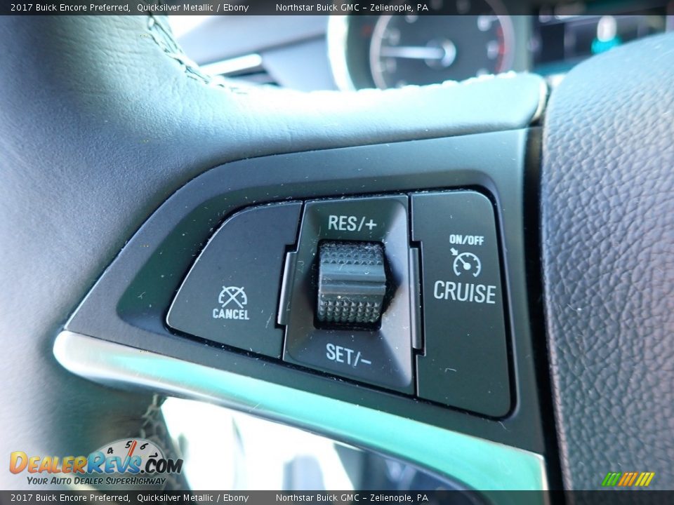 2017 Buick Encore Preferred Quicksilver Metallic / Ebony Photo #24