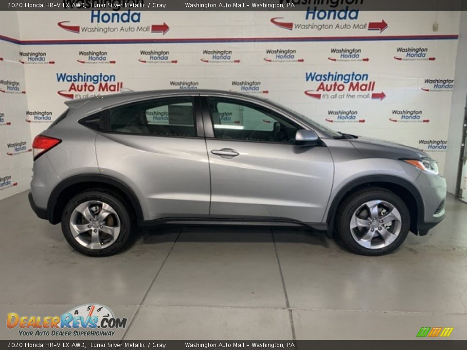 2020 Honda HR-V LX AWD Lunar Silver Metallic / Gray Photo #31