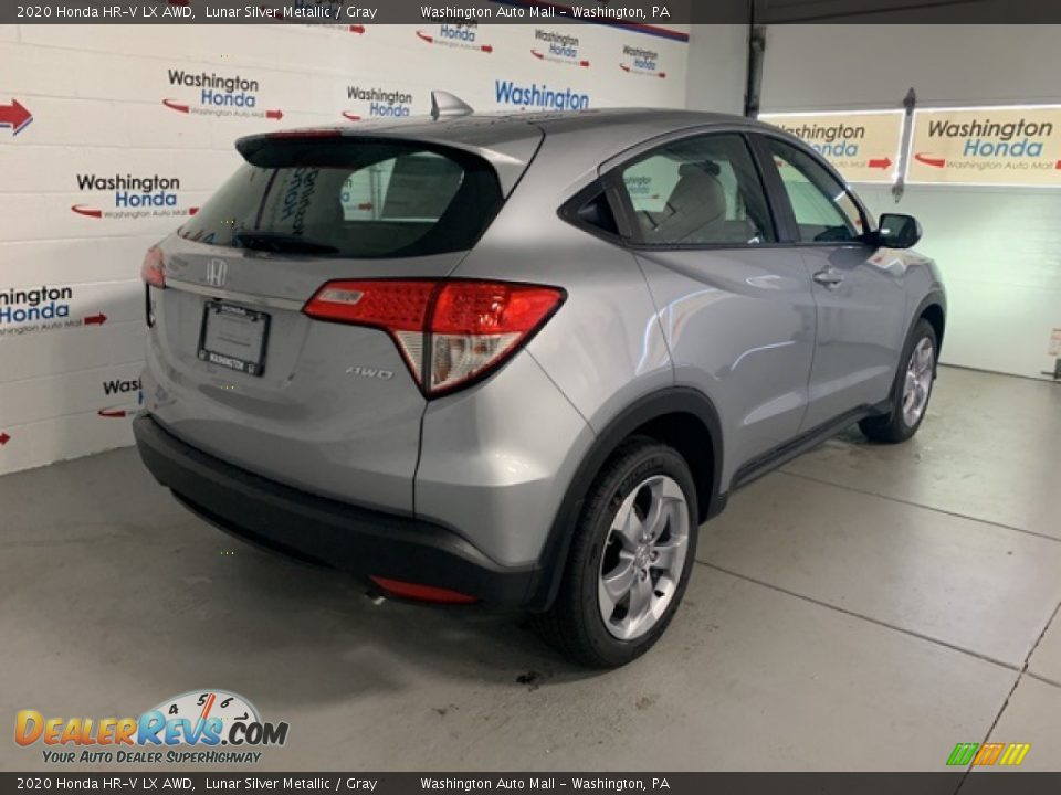 2020 Honda HR-V LX AWD Lunar Silver Metallic / Gray Photo #32