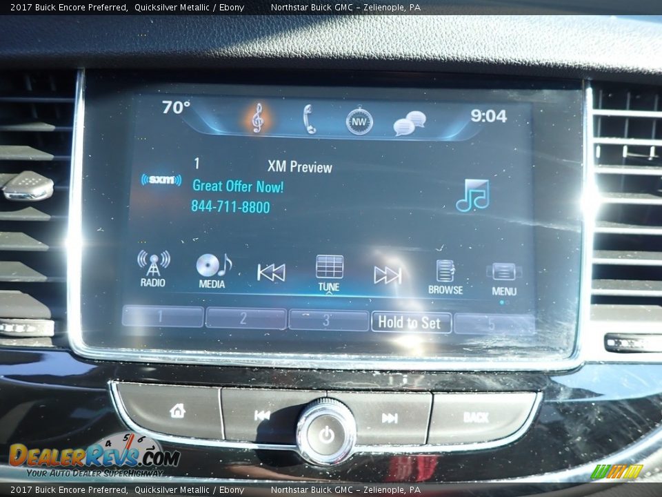 2017 Buick Encore Preferred Quicksilver Metallic / Ebony Photo #26