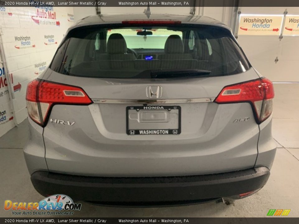 2020 Honda HR-V LX AWD Lunar Silver Metallic / Gray Photo #33
