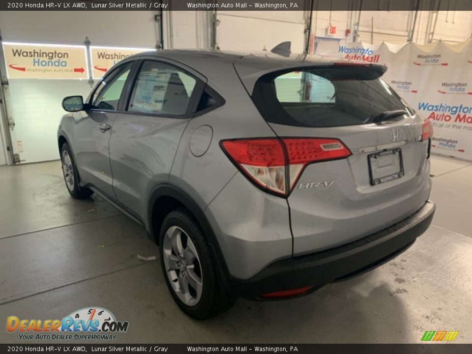 2020 Honda HR-V LX AWD Lunar Silver Metallic / Gray Photo #34