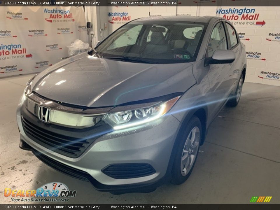 2020 Honda HR-V LX AWD Lunar Silver Metallic / Gray Photo #35