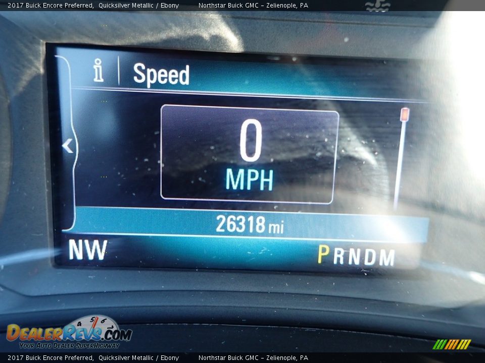 2017 Buick Encore Preferred Quicksilver Metallic / Ebony Photo #30