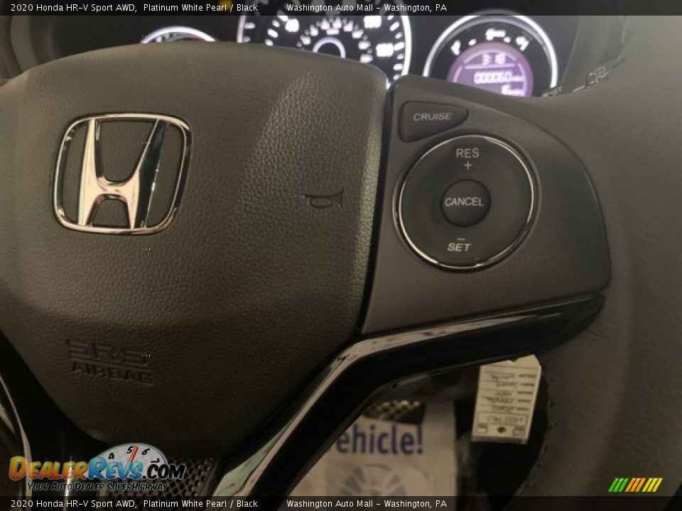 2020 Honda HR-V Sport AWD Platinum White Pearl / Black Photo #7