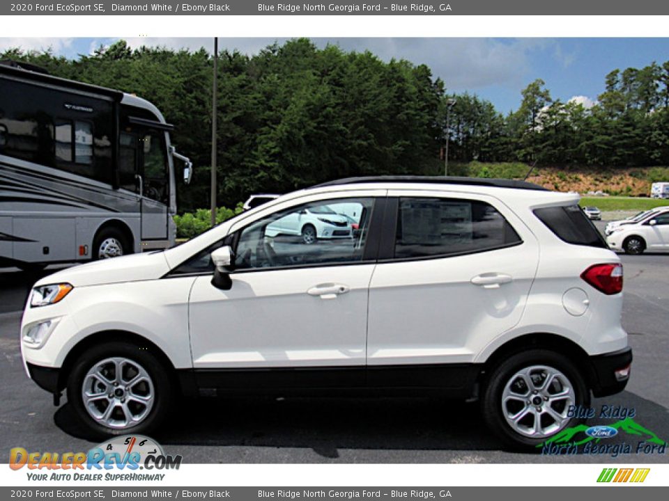 2020 Ford EcoSport SE Diamond White / Ebony Black Photo #2