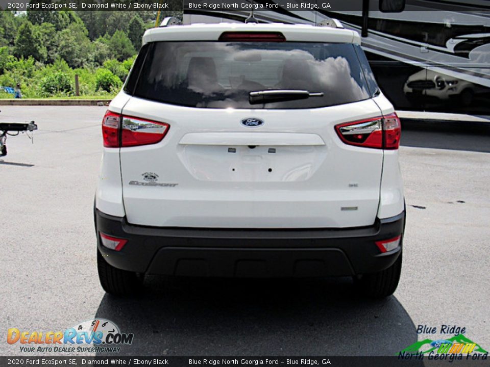 2020 Ford EcoSport SE Diamond White / Ebony Black Photo #4