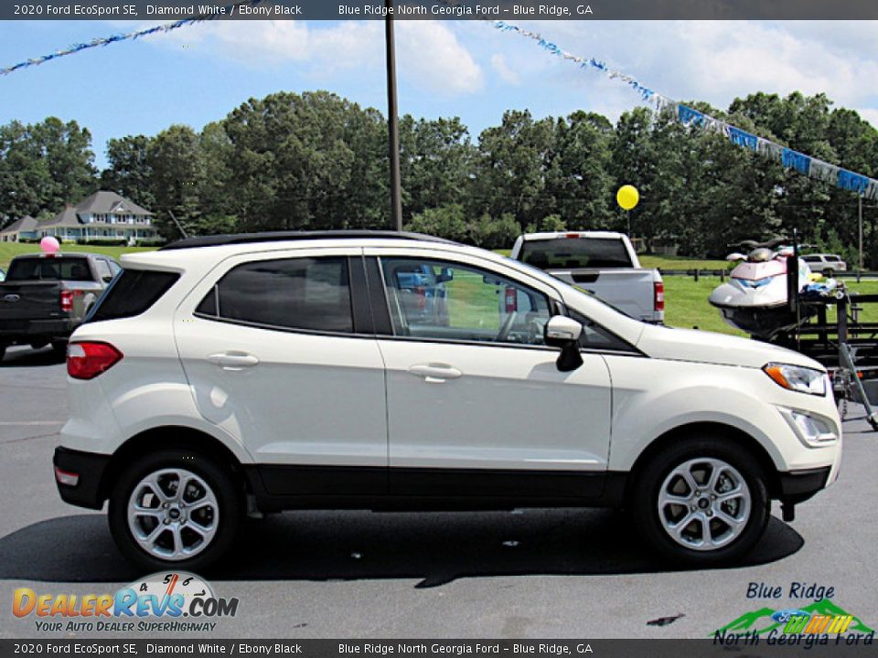 2020 Ford EcoSport SE Diamond White / Ebony Black Photo #6