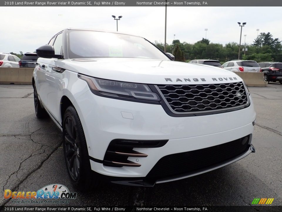 2018 Land Rover Range Rover Velar R Dynamic SE Fuji White / Ebony Photo #12