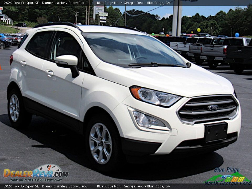 2020 Ford EcoSport SE Diamond White / Ebony Black Photo #7