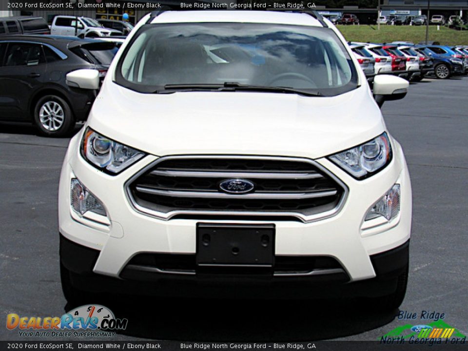 2020 Ford EcoSport SE Diamond White / Ebony Black Photo #8