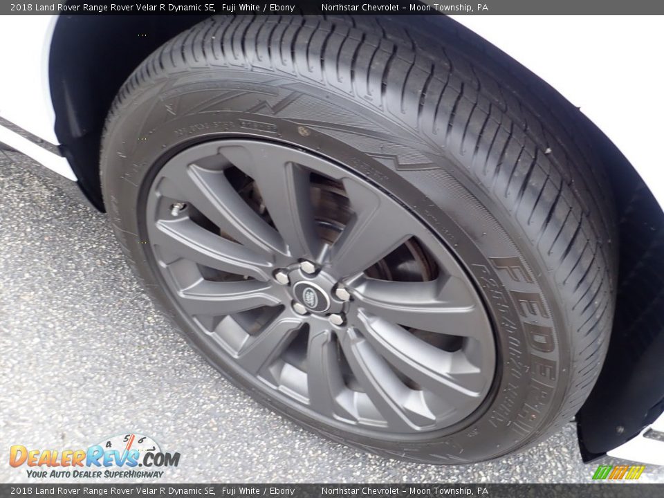 2018 Land Rover Range Rover Velar R Dynamic SE Fuji White / Ebony Photo #14