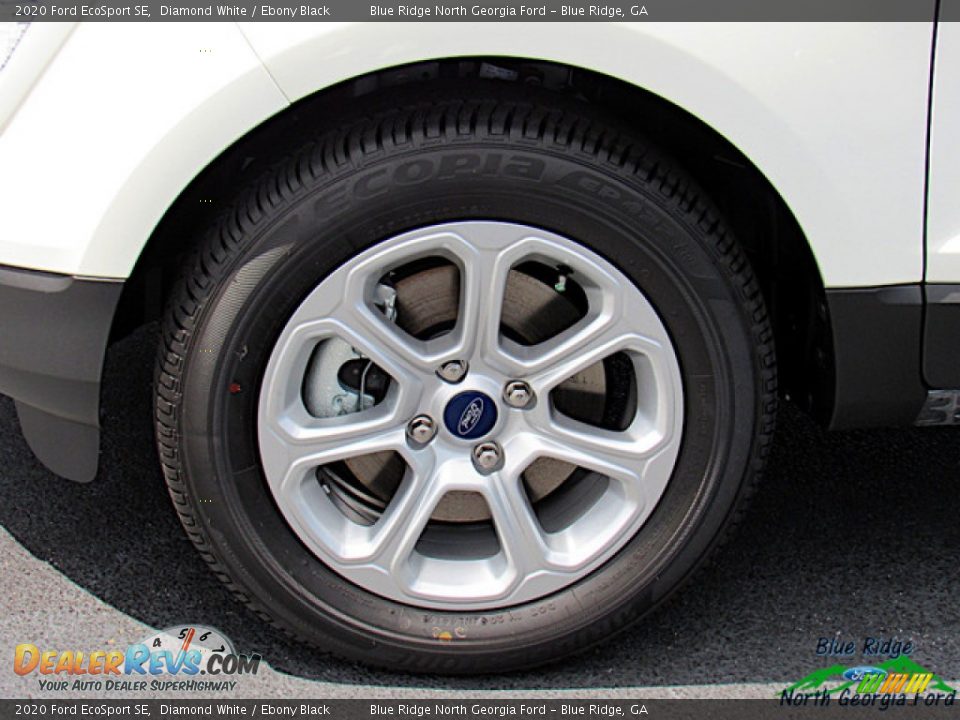 2020 Ford EcoSport SE Diamond White / Ebony Black Photo #9