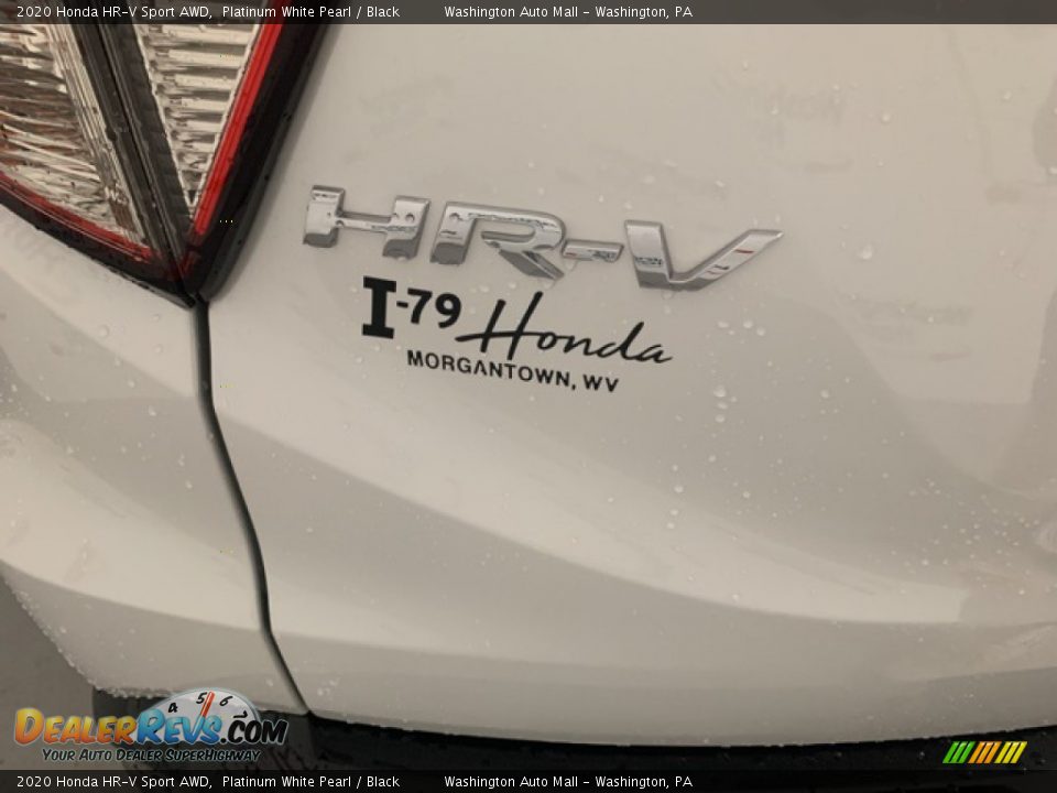 2020 Honda HR-V Sport AWD Platinum White Pearl / Black Photo #35