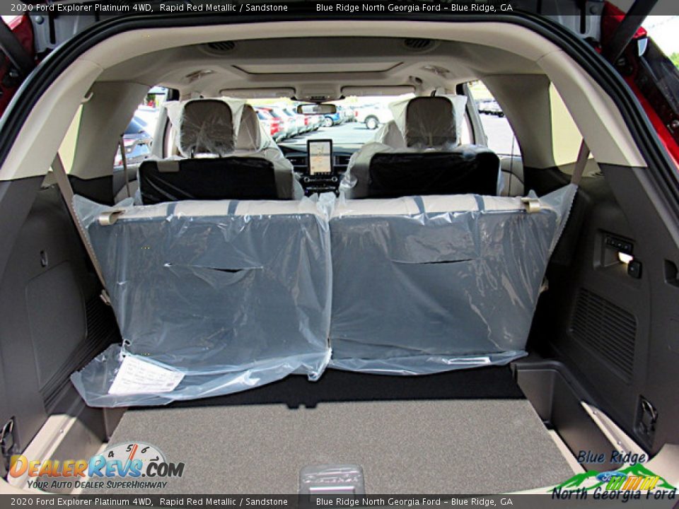 2020 Ford Explorer Platinum 4WD Rapid Red Metallic / Sandstone Photo #15