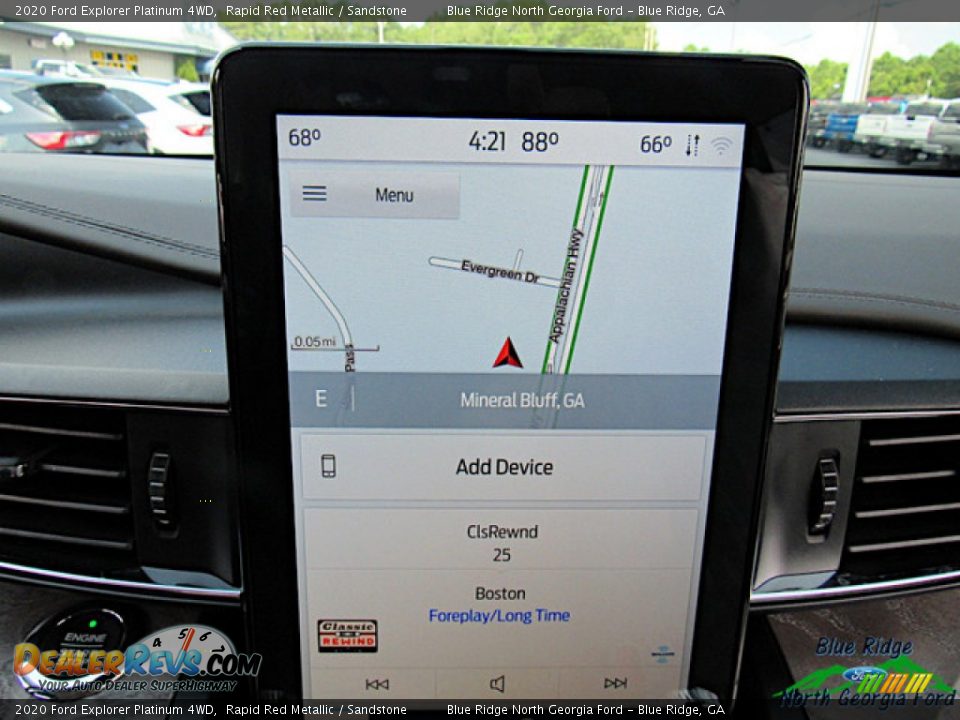 2020 Ford Explorer Platinum 4WD Rapid Red Metallic / Sandstone Photo #21