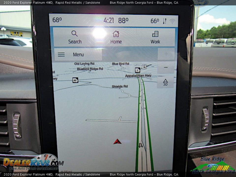 2020 Ford Explorer Platinum 4WD Rapid Red Metallic / Sandstone Photo #23