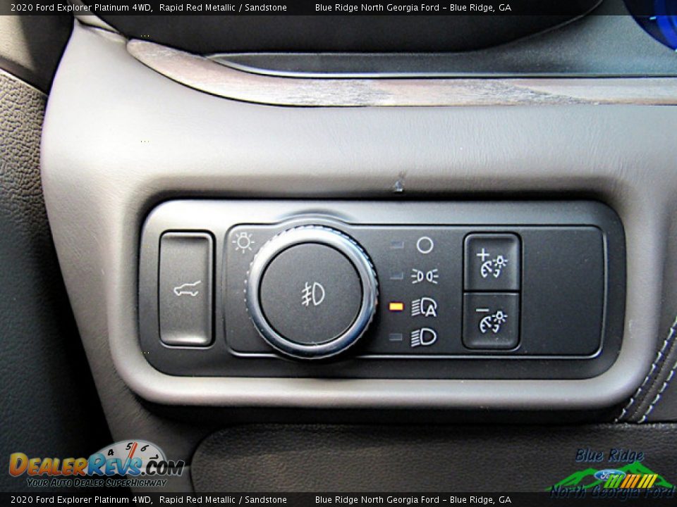 2020 Ford Explorer Platinum 4WD Rapid Red Metallic / Sandstone Photo #26