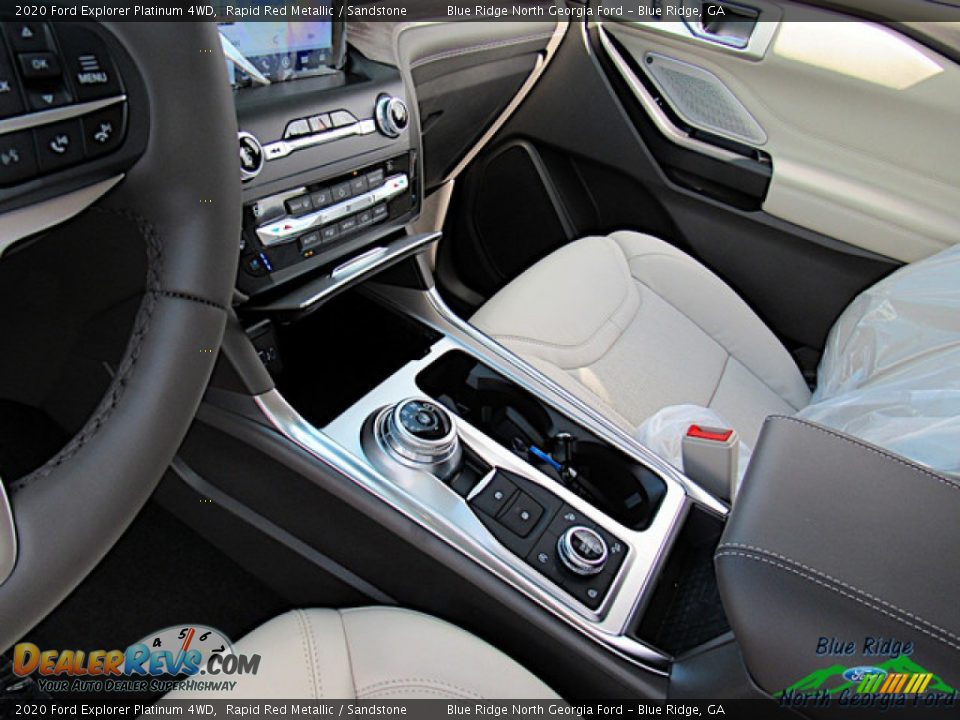 2020 Ford Explorer Platinum 4WD Rapid Red Metallic / Sandstone Photo #29