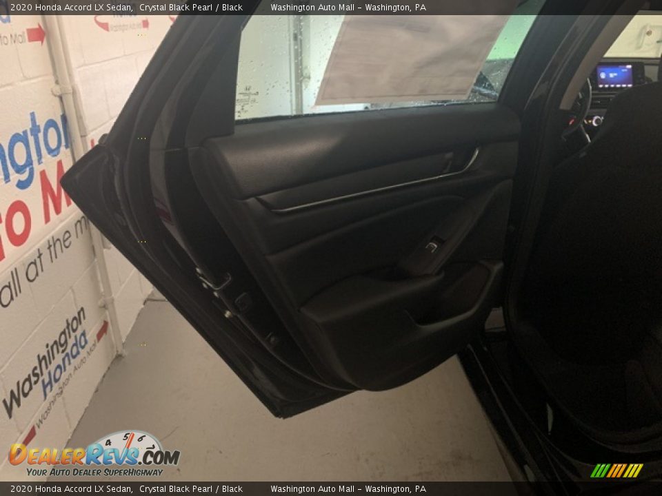 2020 Honda Accord LX Sedan Crystal Black Pearl / Black Photo #30